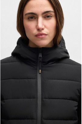 BOSS Equestrian Jessy Puffer Hybrid Jacket Black | Wind & Water Repellent | Shop Now BOSS Equestrian Jessy Puffer Hybrid Jacket Black | Wind & Water Repellent | Shop Now