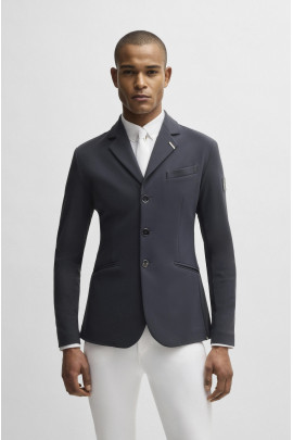 BOSS Equestrian Allen Mannen Wedstrijdjasje | Donkergrijs