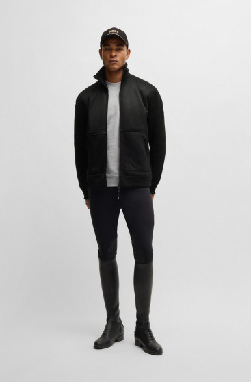 BOSS Equestrian Taylor Alcantara Jacket Zwart | Stoer & Comfortabel | Bestel Nu BOSS Equestrian Taylor Alcantara Jacket Zwart | Stoer & Comfortabel | Bestel Nu