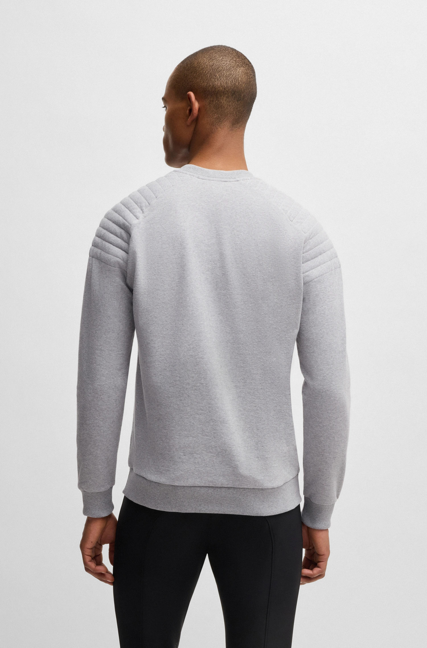 BOSS Equestrian Lex Sweater Heren Greymelange | Comfort & Stijl | Shop Nu BOSS Equestrian Lex Sweater Heren Greymelange | Comfort & Stijl | Shop Nu