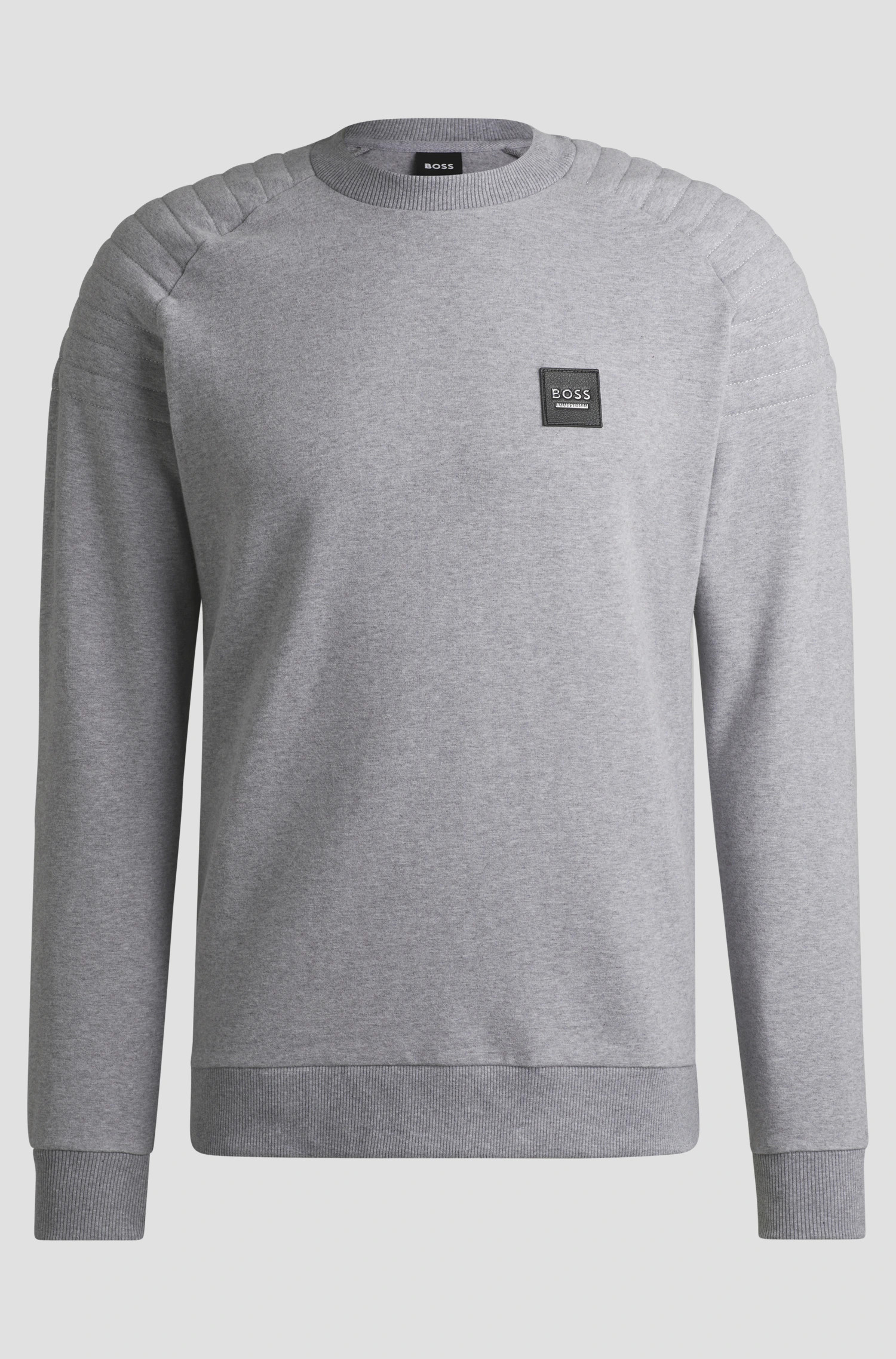 BOSS Equestrian Lex Sweater Heren Greymelange | Comfort & Stijl | Shop Nu BOSS Equestrian Lex Sweater Heren Greymelange | Comfort & Stijl | Shop Nu