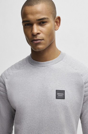 BOSS Equestrian Lex Sweater Heren Greymelange | Comfort & Stijl | Shop Nu BOSS Equestrian Lex Sweater Heren Greymelange | Comfort & Stijl | Shop Nu