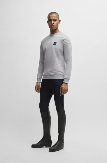 BOSS Equestrian Lex Sweater Heren Greymelange | Comfort & Stijl | Shop Nu BOSS Equestrian Lex Sweater Heren Greymelange | Comfort & Stijl | Shop Nu
