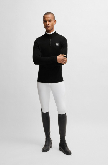 BOSS Equestrian Rouven Trui Zwart | Stijlvol en comfortabel BOSS Equestrian Rouven Trui Zwart | Stijlvol en comfortabel