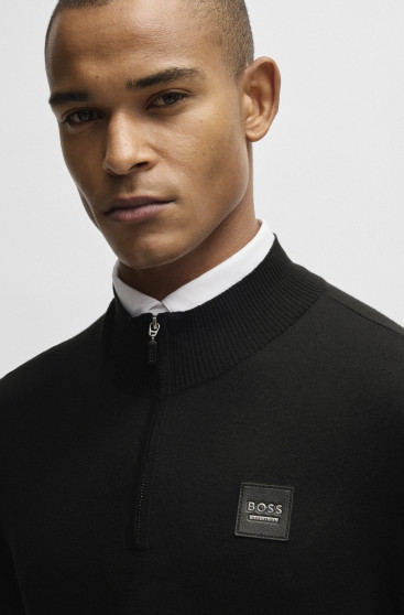 BOSS Equestrian Rouven Jumper Black | Discover comfort in style BOSS Equestrian Rouven Jumper Black | Discover comfort in style