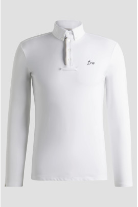 BOSS Equestrian Nick Wedstrijdshirt Wit | Stijlvol & Ademend | Bestel Nu BOSS Equestrian Nick Wedstrijdshirt Wit | Stijlvol & Ademend | Bestel Nu