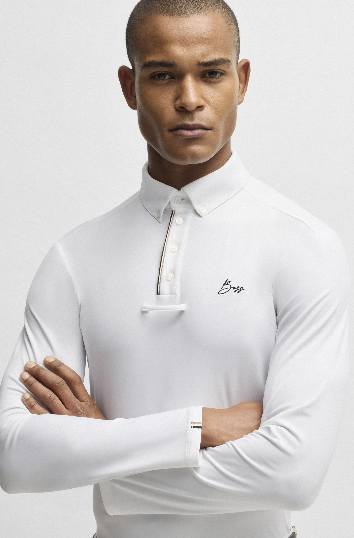 BOSS Equestrian Nick Wedstrijdshirt Wit | Stijlvol & Ademend | Bestel Nu BOSS Equestrian Nick Wedstrijdshirt Wit | Stijlvol & Ademend | Bestel Nu