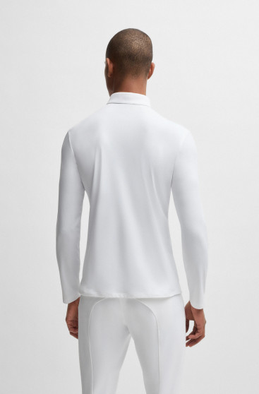 BOSS Equestrian Nick Wedstrijdshirt Wit | Stijlvol & Ademend | Bestel Nu BOSS Equestrian Nick Wedstrijdshirt Wit | Stijlvol & Ademend | Bestel Nu