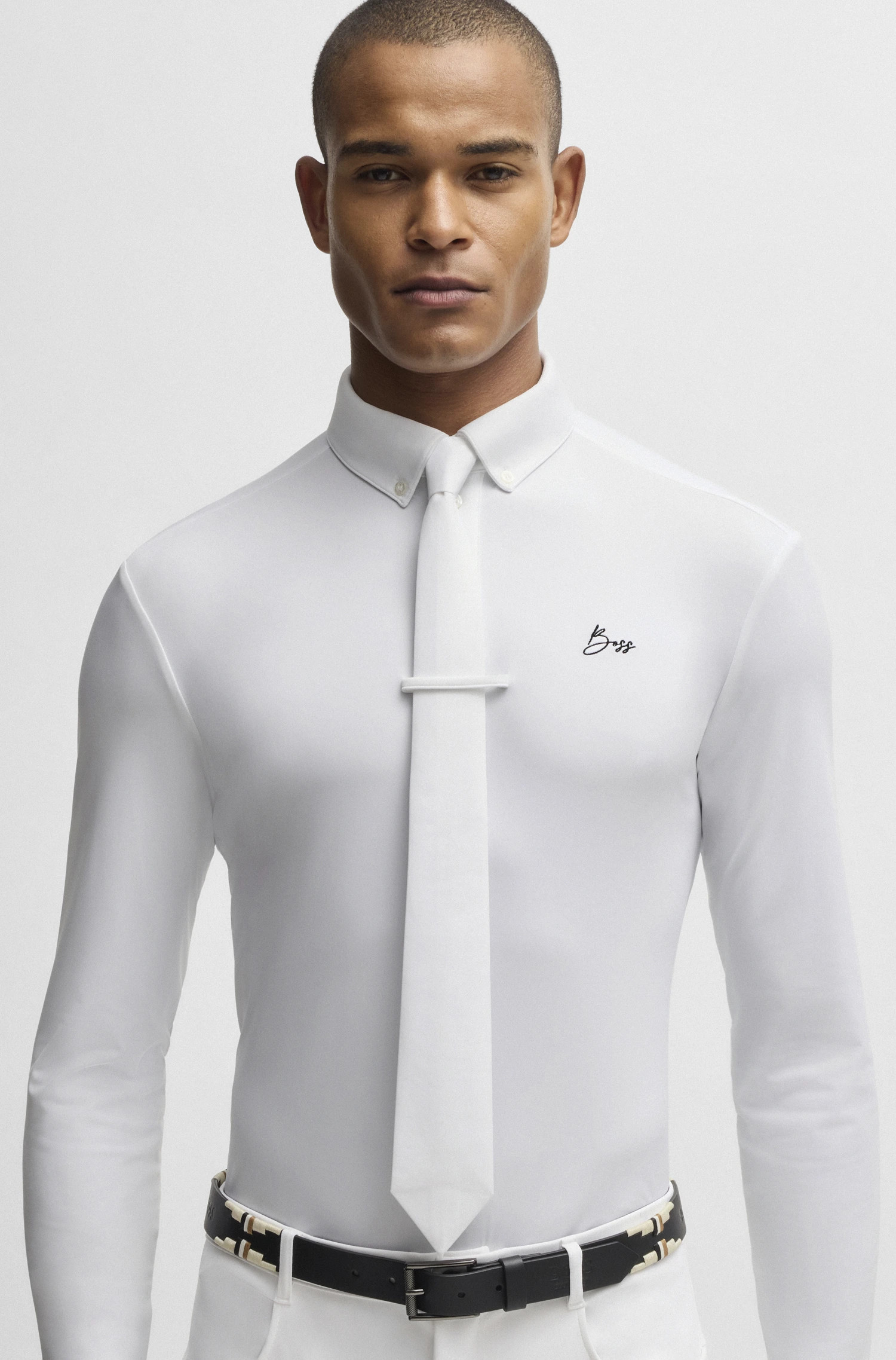 BOSS Equestrian Nick Wedstrijdshirt Wit | Stijlvol & Ademend | Bestel Nu BOSS Equestrian Nick Wedstrijdshirt Wit | Stijlvol & Ademend | Bestel Nu
