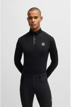 BOSS Equestrian Nick Men's Competition Shirt | Peached Black