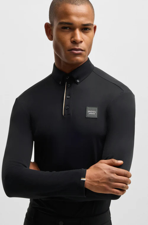 BOSS Equestrian Nick Trainingsshirt Zwart | Comfort & Stijl | Shop Nu BOSS Equestrian Nick Trainingsshirt Zwart | Comfort & Stijl | Shop Nu