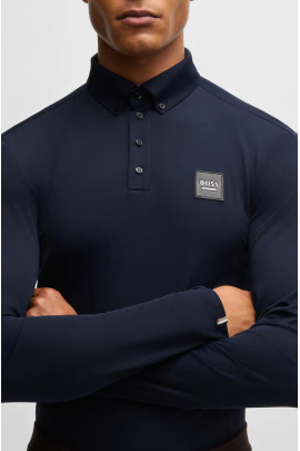 BOSS Equestrian Nick Training Shirt Navy | Sporty & Functional | Buy Now BOSS Equestrian Nick Training Shirt Navy | Sporty & Functional | Buy Now