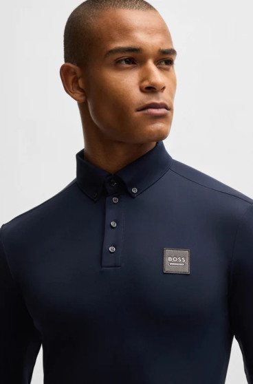 BOSS Equestrian Nick Training Shirt Navy | Sporty & Functional | Buy Now BOSS Equestrian Nick Training Shirt Navy | Sporty & Functional | Buy Now