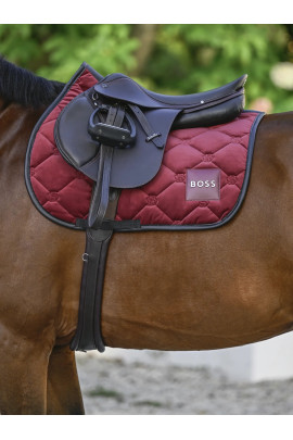 BOSS Equestrian Zadeldekje Velvet Springen | Cabernet