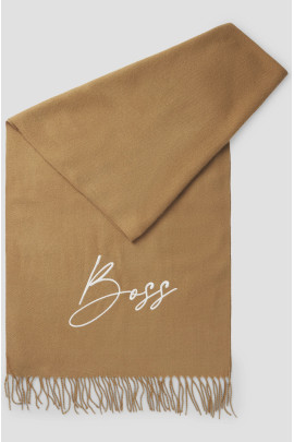 BOSS Equestrian Soft Scarf Camel | Luxury Winter Scarf | Shop Now BOSS Equestrian Soft Scarf Camel | Luxury Winter Scarf | Shop Now