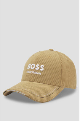 BOSS Equestrian Classic Cord Cap | Camel