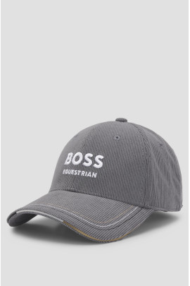 BOSS Equestrian Classic Cord Pet | Donkergrijs