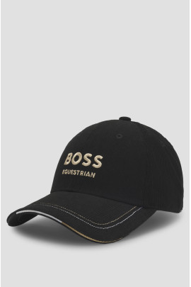 BOSS Equestrian Classic Cord Pet | Zwart