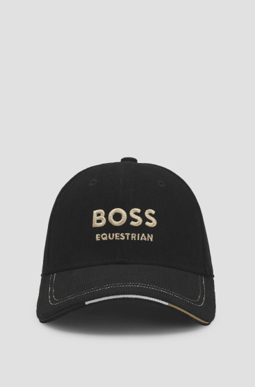 BOSS Equestrian Classic Cord Pet Zwart | Nu Online Beschikbaar BOSS Equestrian Classic Cord Pet Zwart | Nu Online Beschikbaar