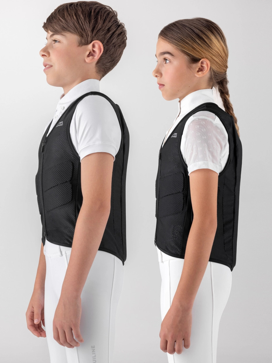 Equiline XCUDO - Body protector Kids Unisex | Black Equiline XCUDO - Body protector Kids Unisex | Black