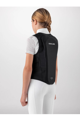 Equiline Rugbeschermer Xcudo Kind | Zwart Equiline Rugbeschermer Xcudo Kind | Zwart