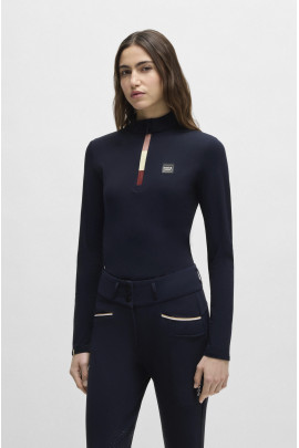 BOSS Equestrian Minou Dames Trainingsshirt | Sky Captain