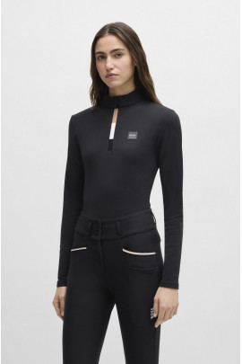BOSS Equestrian Minou Dames Trainingsshirt | Zwart