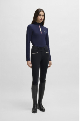BOSS Equestrian Sky Captain Glitter Rijbroek | High Waist | Shop Nu BOSS Equestrian Sky Captain Glitter Rijbroek | High Waist | Shop Nu