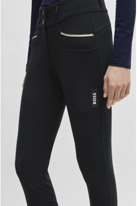 BOSS Equestrian Sky Captain Glitter Rijbroek | High Waist | Shop Nu BOSS Equestrian Sky Captain Glitter Rijbroek | High Waist | Shop Nu