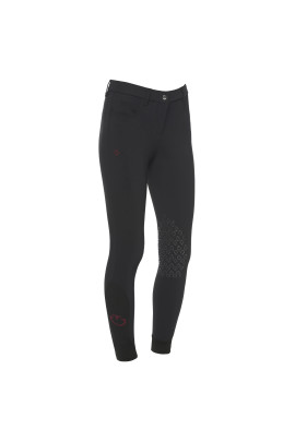 Cavalleria Toscana Meisjes Rijbroek Knie Grip | Zwart