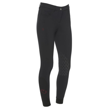 Cavalleria Toscana Meisjes Rijbroek Knie Grip | Zwart Cavalleria Toscana Meisjes Rijbroek Knie Grip | Zwart