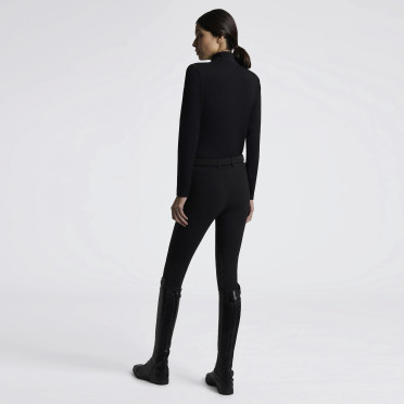 Jersey Fleece Half Zip Turtleneck – Black | Shop Cavalleria Toscana Jersey Fleece Half Zip Turtleneck – Black | Shop Cavalleria Toscana