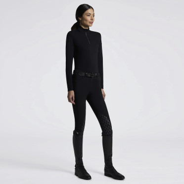 Cavalleria Toscana Dames Long Sleeve Trainingsshirt | Zwart Cavalleria Toscana Dames Long Sleeve Trainingsshirt | Zwart