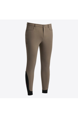 Cavalleria Toscana Men's Riding Breeches Knee Grip | Walnut