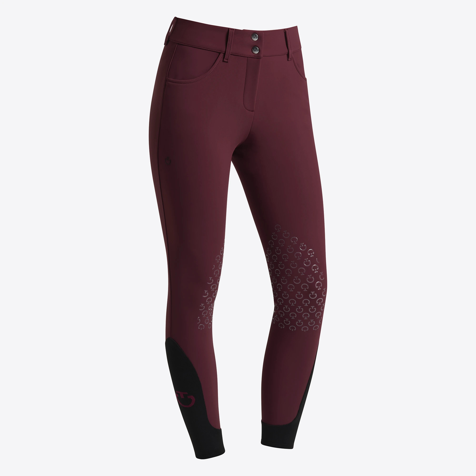 Cavalleria Toscana American Dames Rijbroek Knie Grip | Bordeaux Cavalleria Toscana American Dames Rijbroek Knie Grip | Bordeaux