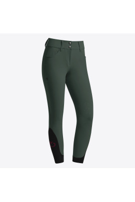 Cavalleria Toscana American Dames Rijbroek Knie Grip | Jungle Green