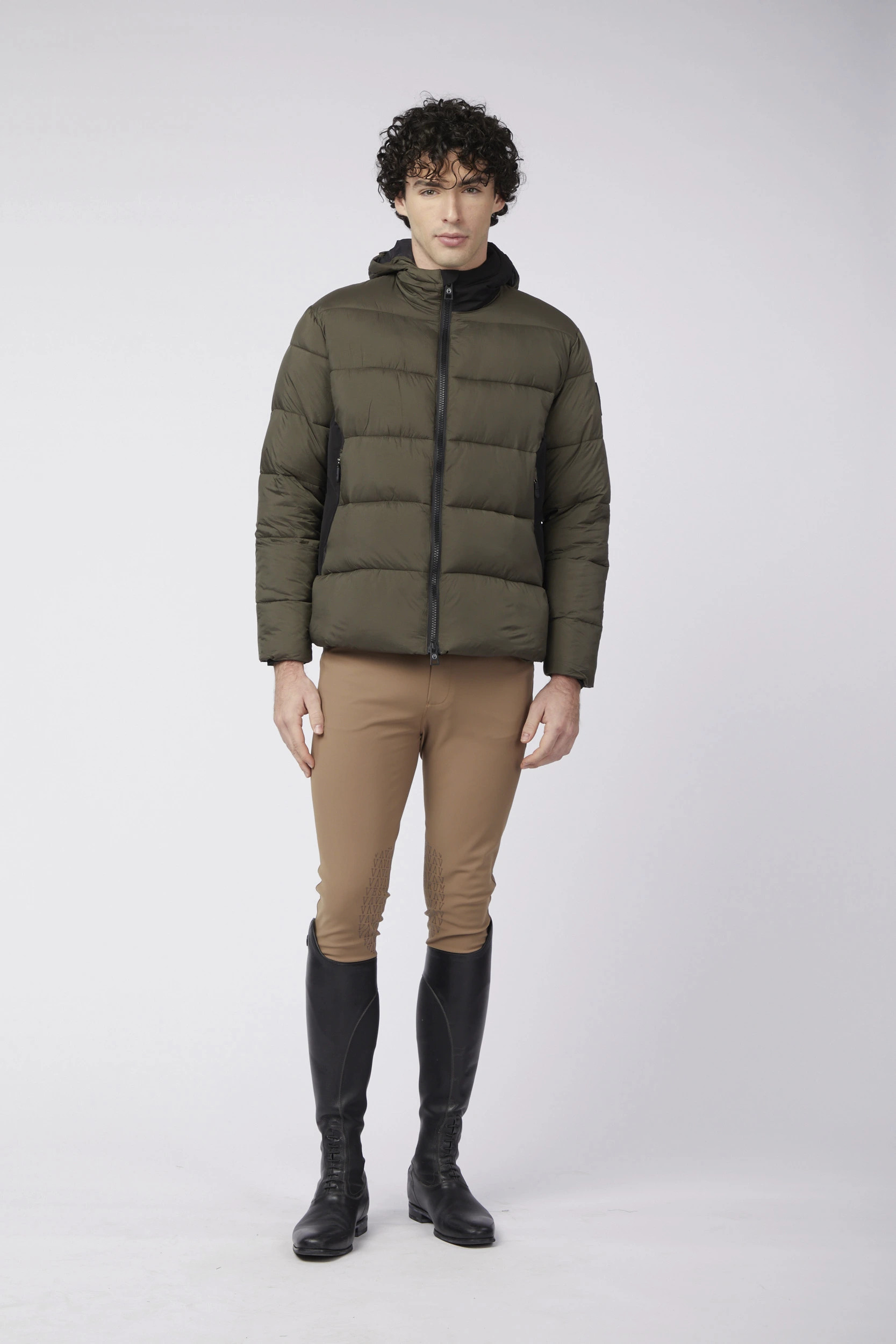 Vestrum Frankfurt herenjas – Oliva Scuro | Winterjas met color blocking Vestrum Frankfurt herenjas – Oliva Scuro | Winterjas met color blocking