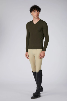 Vestrum Istanbul Mannen Knitwear Pullover | Oliva Scuro