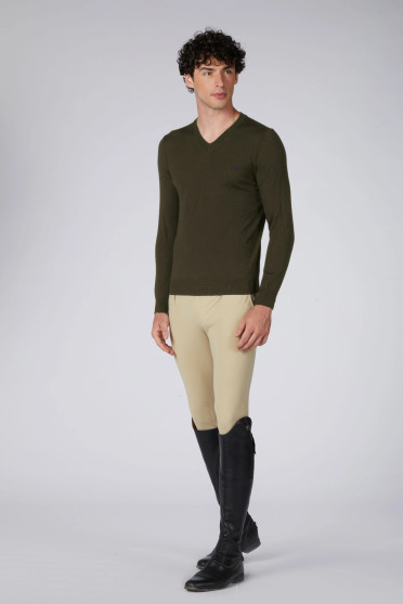 Vestrum Istanbul Men's Knitwear Pullover | Oliva Scuro Vestrum Istanbul Men's Knitwear Pullover | Oliva Scuro