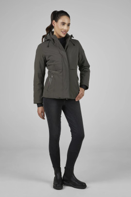 Pikeur Sports Women's Rainjacket | Deep Khaki