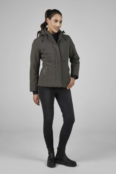 Pikeur Sports Women's Rainjacket | Deep Khaki Pikeur Sports Women's Rainjacket | Deep Khaki