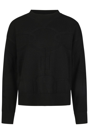 Shop Pikeur Knitted Pullover | Zwarte Merinowollen Trui | Comfort & Stijl in Eén Shop Pikeur Knitted Pullover | Zwarte Merinowollen Trui | Comfort & Stijl in Eén