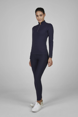 Pikeur Selection Dames Zip Shirt | Nightblue