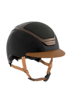 KASK Carbon Dogma Cap Glans Zwart Chrome | Lichtbruin
