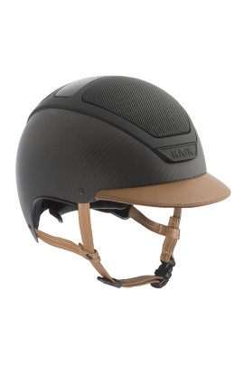 KASK Carbon Dogma Matt Black Chrome | Light Brown