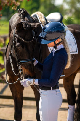 KASK Kooki Lady Glossy With Swarovski Blue