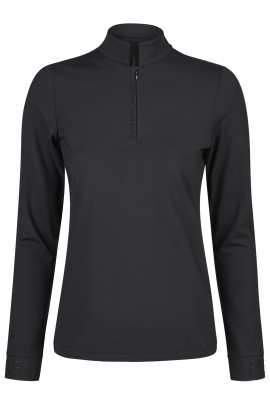 Bestel Pikeur Zip Shirt Zwart | Chic & Comfortabel | Pikeur Selection