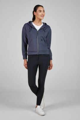 Pikeur Athleisure Women's Hoody Jacket | Graphite Blue