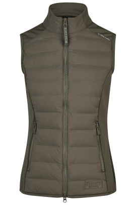 Pikeur Sports Women's Hybrid Vest | Deep Khaki