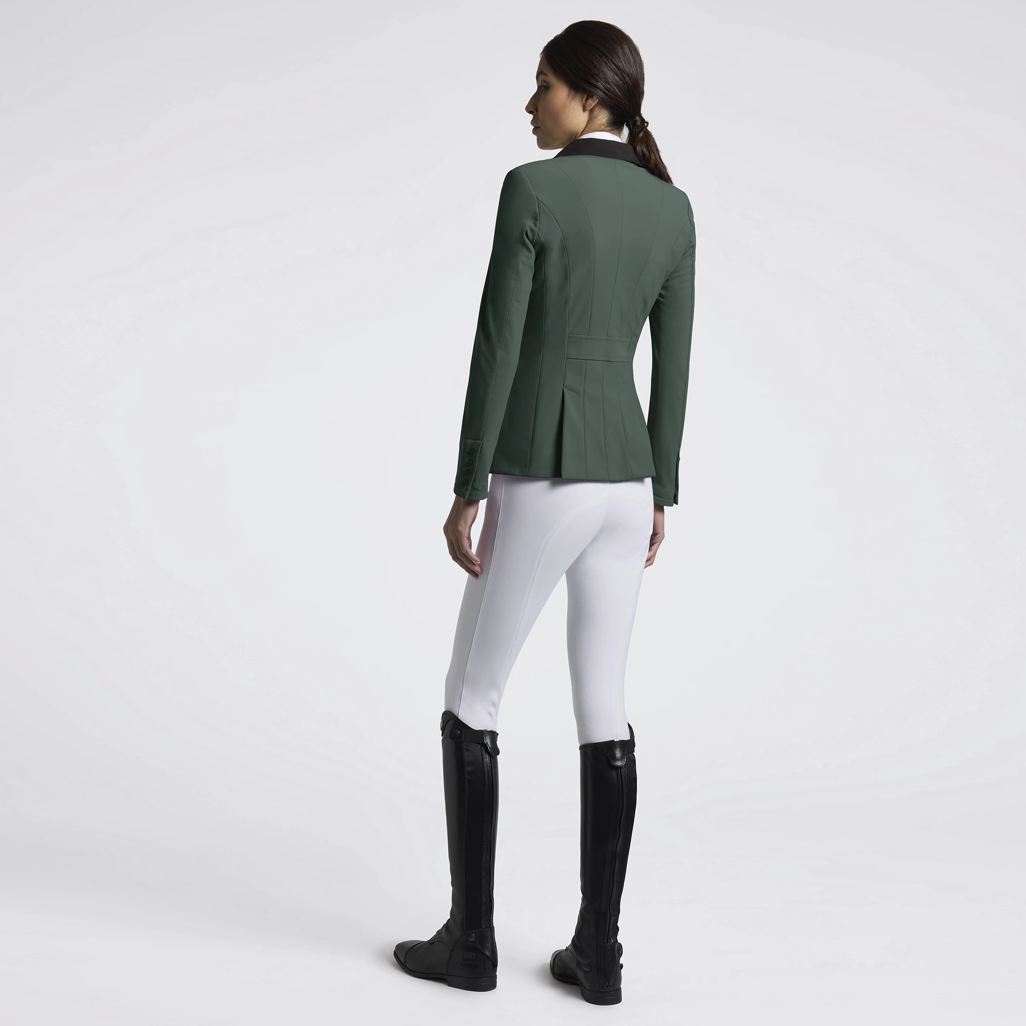 Cavalleria Toscana GP Zip Riding Jacket Green | Sporty & Elegant Cavalleria Toscana GP Zip Riding Jacket Green | Sporty & Elegant